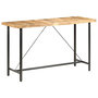 Voir la diapositive 1 : VIDAXL Table de bar 180x70x107 cm Bois de manguier brut