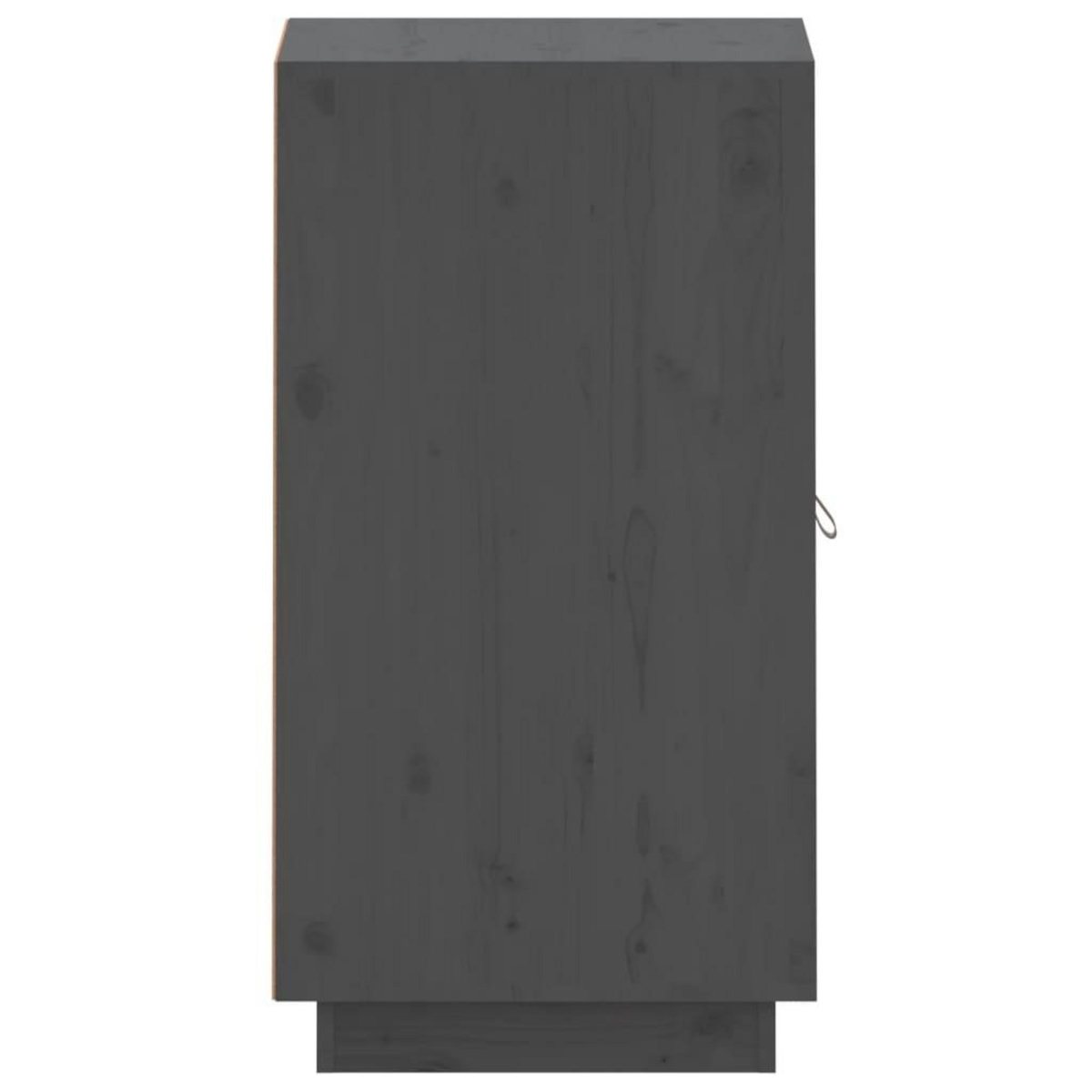 VIDAXL Buffet Gris 34x40x75 cm Bois massif de pin