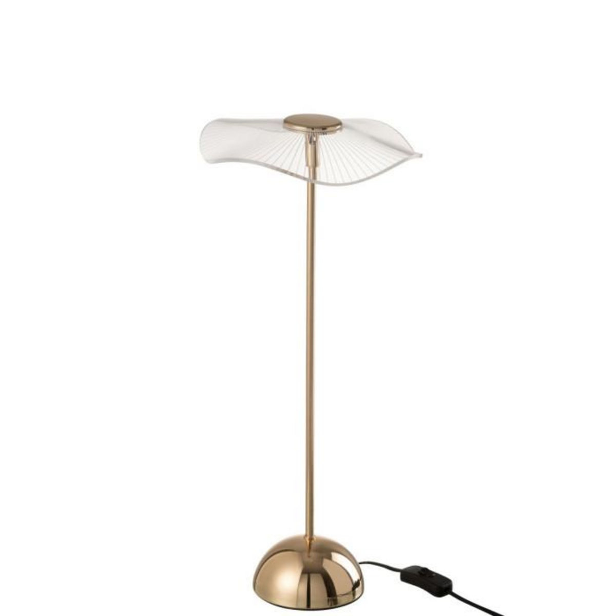 Paris Prix Lampe à Poser Fleur à LED en Métal  Lela  50cm Or