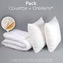 Voir la diapositive 1 : DODO Pack couette 4 Saisons + oreiller Medium Protection Active