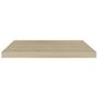 Voir la diapositive 4 : VIDAXL Etageres murales flottantes 2 pcs chene 60x23,5x3,8 cm MDF