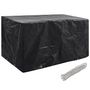 Voir la diapositive 2 : VIDAXL Housses de salon de jardin 2 pcs 8 œillets 180x70x90 cm