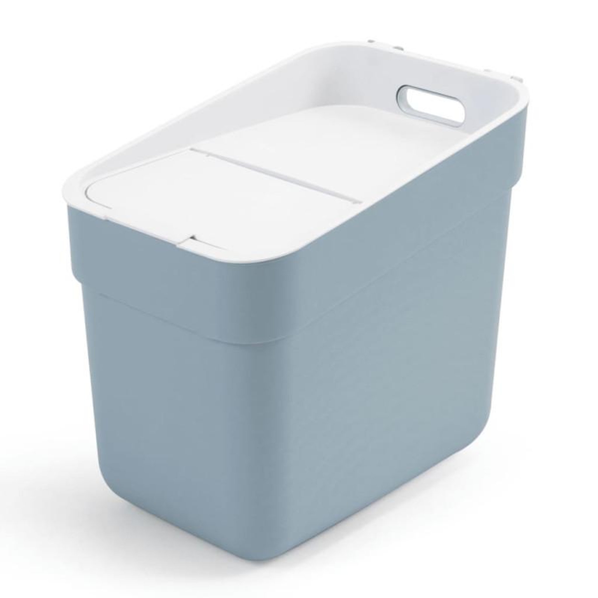 Voir la diapositive 2 : CURVER Curver Poubelle Ready to Collect 20 L Bleu clair