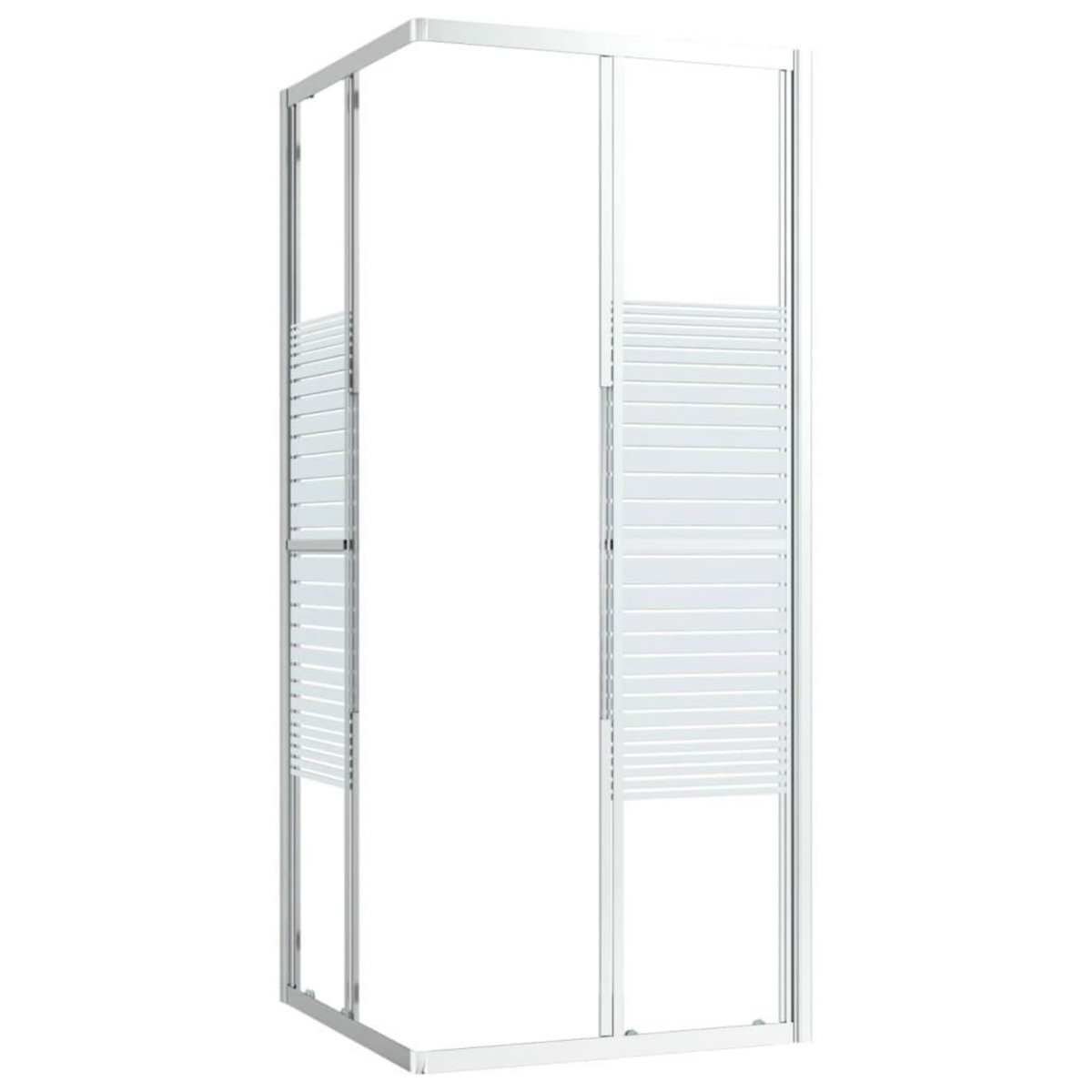 VIDAXL Cabine de douche ESG 80x80x180 cm