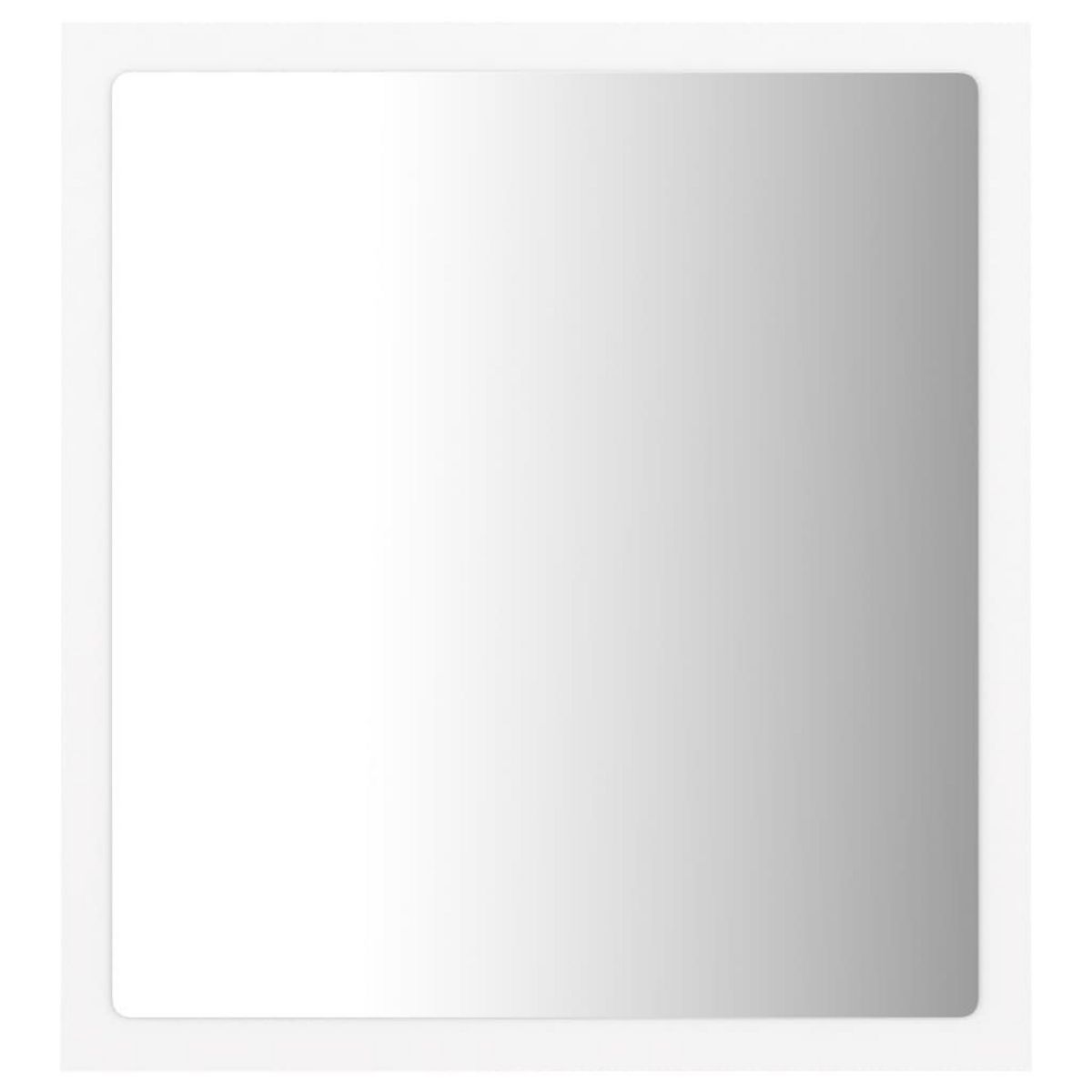VIDAXL Miroir a LED de salle de bain Blanc 40x8,5x37 cm Acrylique