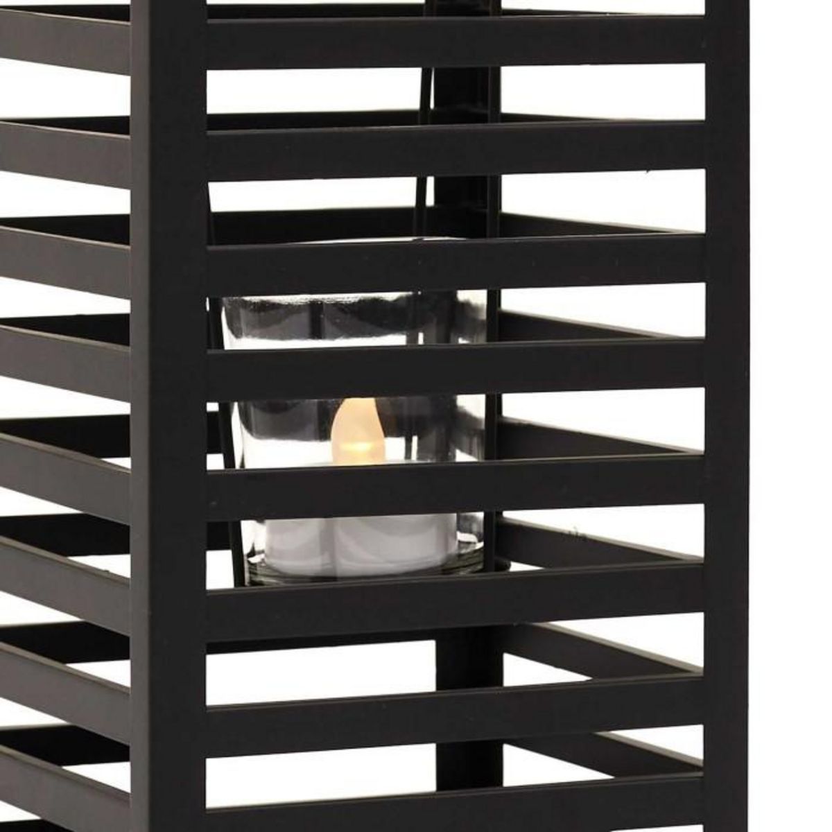 Paris Prix Lanterne Design en Métal  Black Forest  24cm Noir