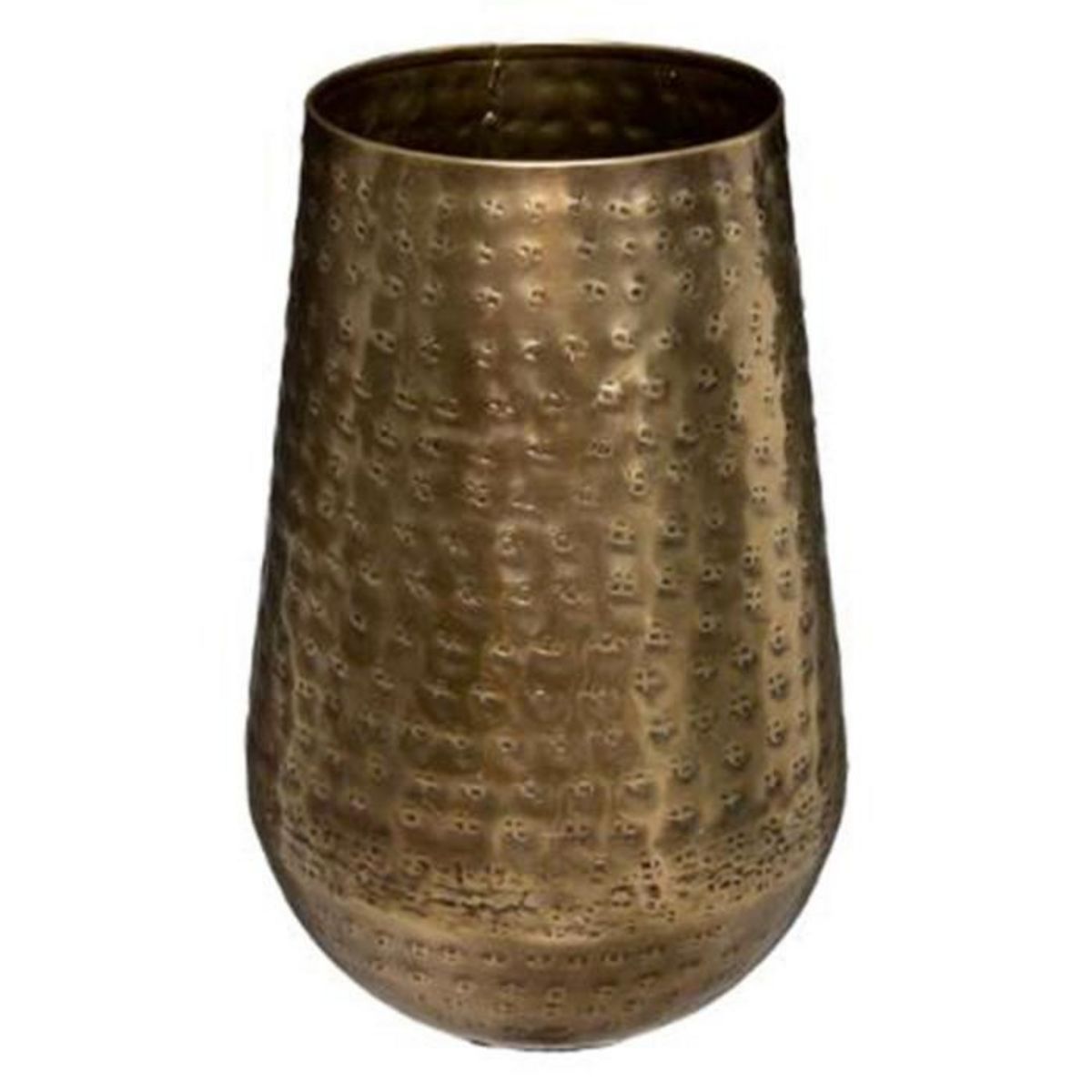 ATMOSPHERA Vase Design en Métal  Oasis  23cm Or