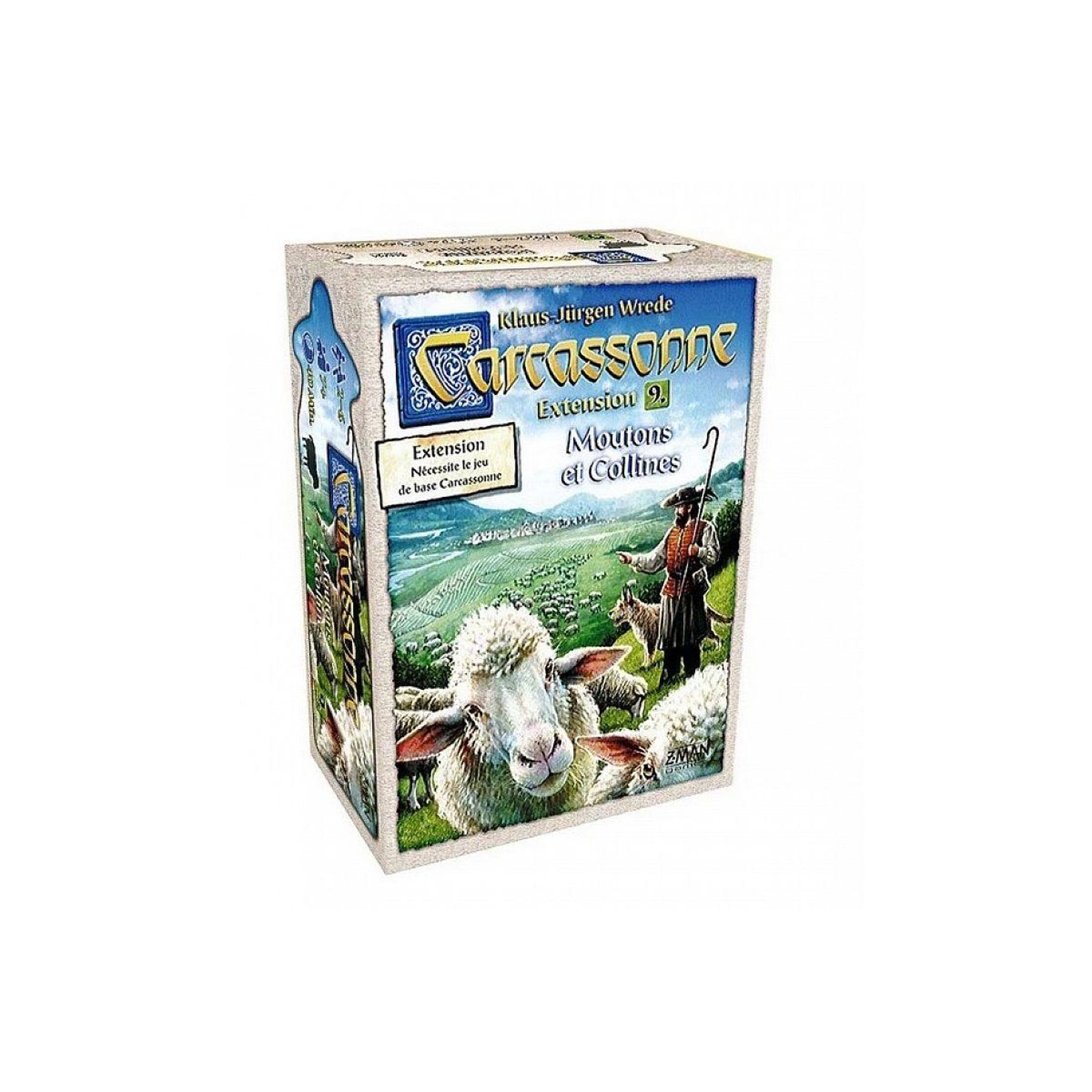 Asmodee Carcassonne extension moutons et collines
