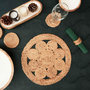 Voir la diapositive 4 : Paris Prix Set de Table Rond Déco  Jute Ajouré  35cm Naturel
