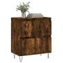 Voir la diapositive 3 : VIDAXL Buffet Chene fume 60x35x70 cm Bois d'ingenierie