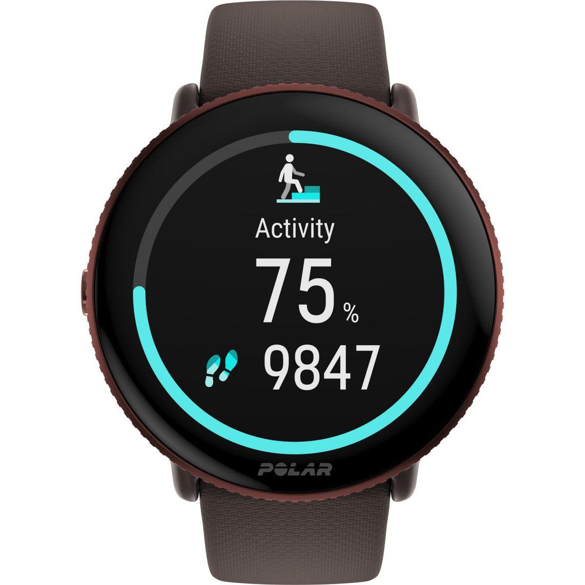 Voir la diapositive 3 : POLAR Montre sport Ignite 3 Brown/Copper S-L
