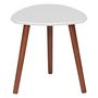 Voir la diapositive 4 : ATMOSPHERA Lot de 3 tables d'appoint design Mileo - Vert, ocre et blanc