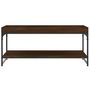 Voir la diapositive 4 : VIDAXL Table basse chêne marron 100x49x45 cm bois d ingénierie