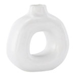 Paris Prix Bougeoir Design en Céramique  Judi  13cm Blanc