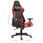 Voir la diapositive 6 : VIDAXL Chaise de jeu pivotante Rouge PVC