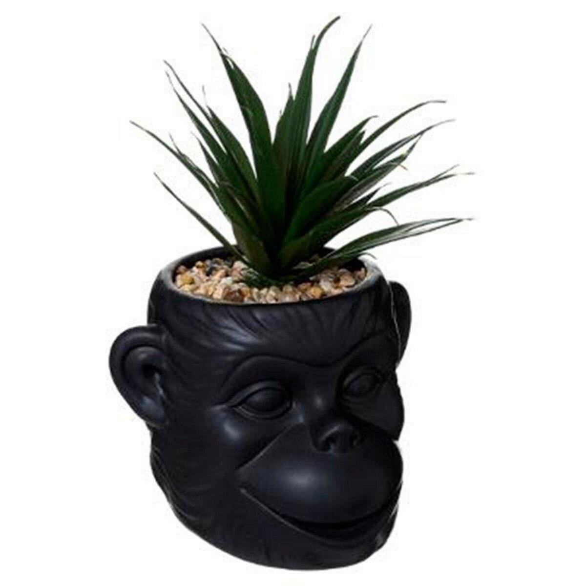  Plante Artificielle & Pot  Cuba  21cm Noir