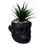  Plante Artificielle & Pot  Cuba  21cm Noir