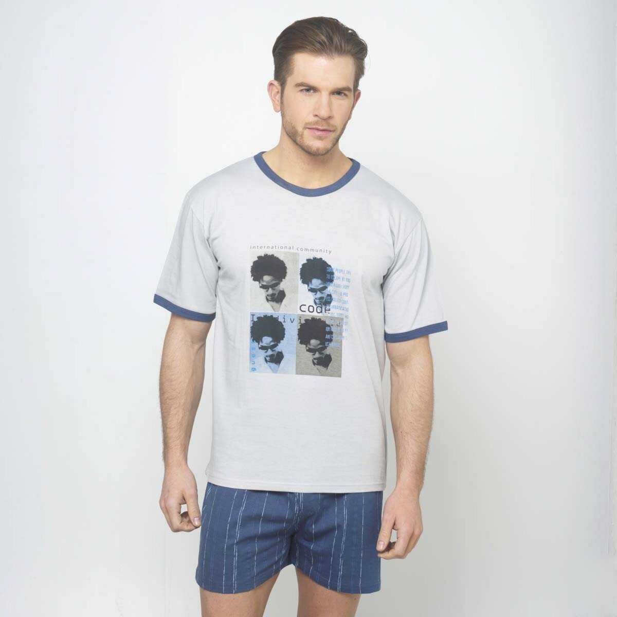 Pyjama short homme pas cher hot sale