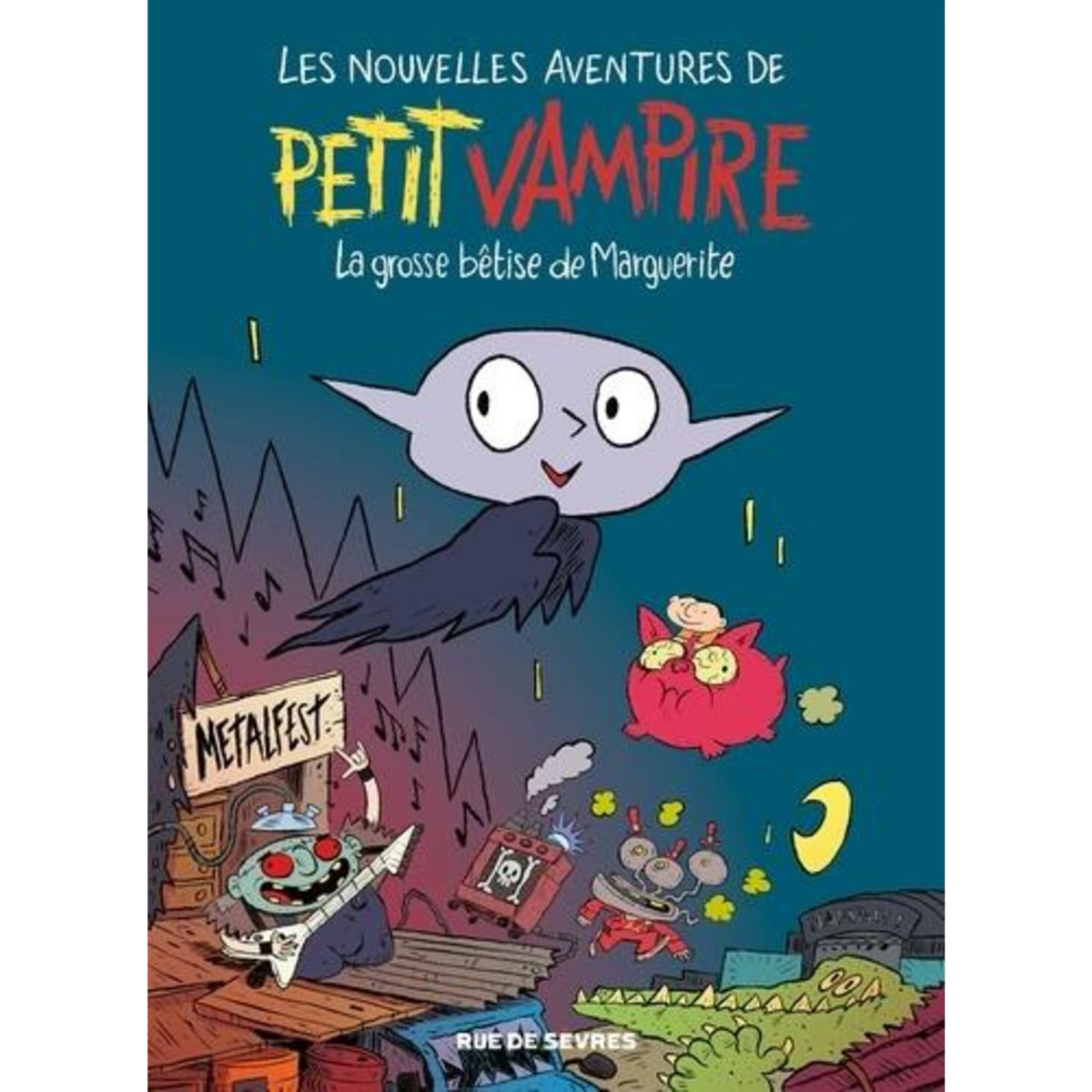 LES NOUVELLES AVENTURES DE PETIT VAMPIRE TOME 1 : LA GROSSE BETISE DE MARGUERITE, Rivelaygue Laurent