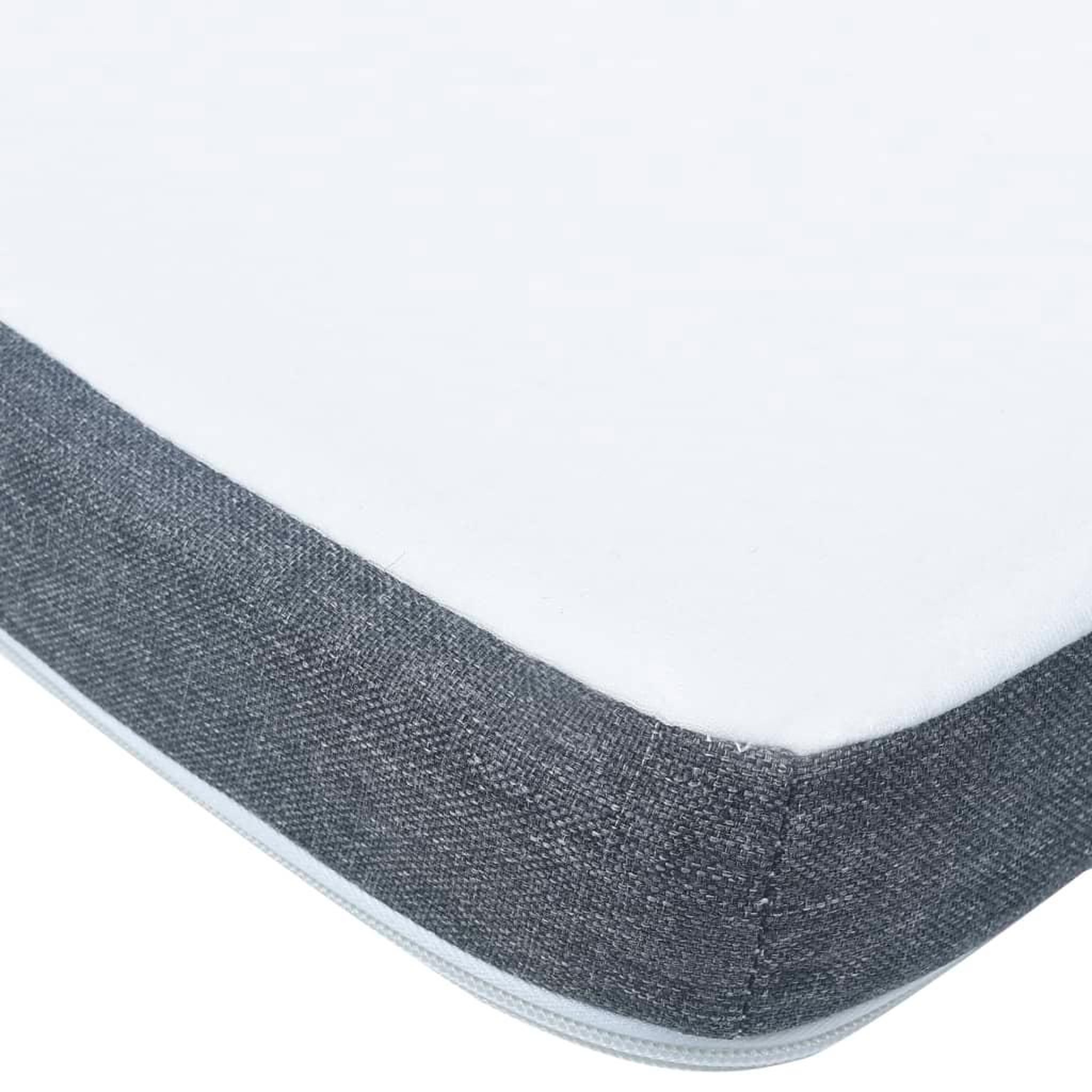 Voir la diapositive 4 : VIDAXL Surmatelas de sommier tapissier 200x200x5 cm