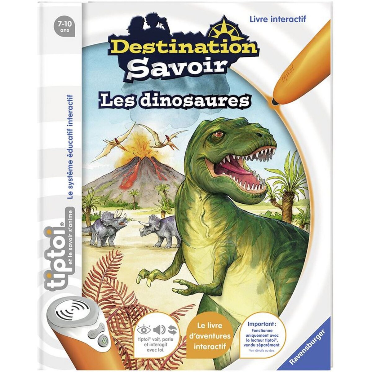 RAVENSBURGER Jeu Tiptoi - Je découvre les dinosaures