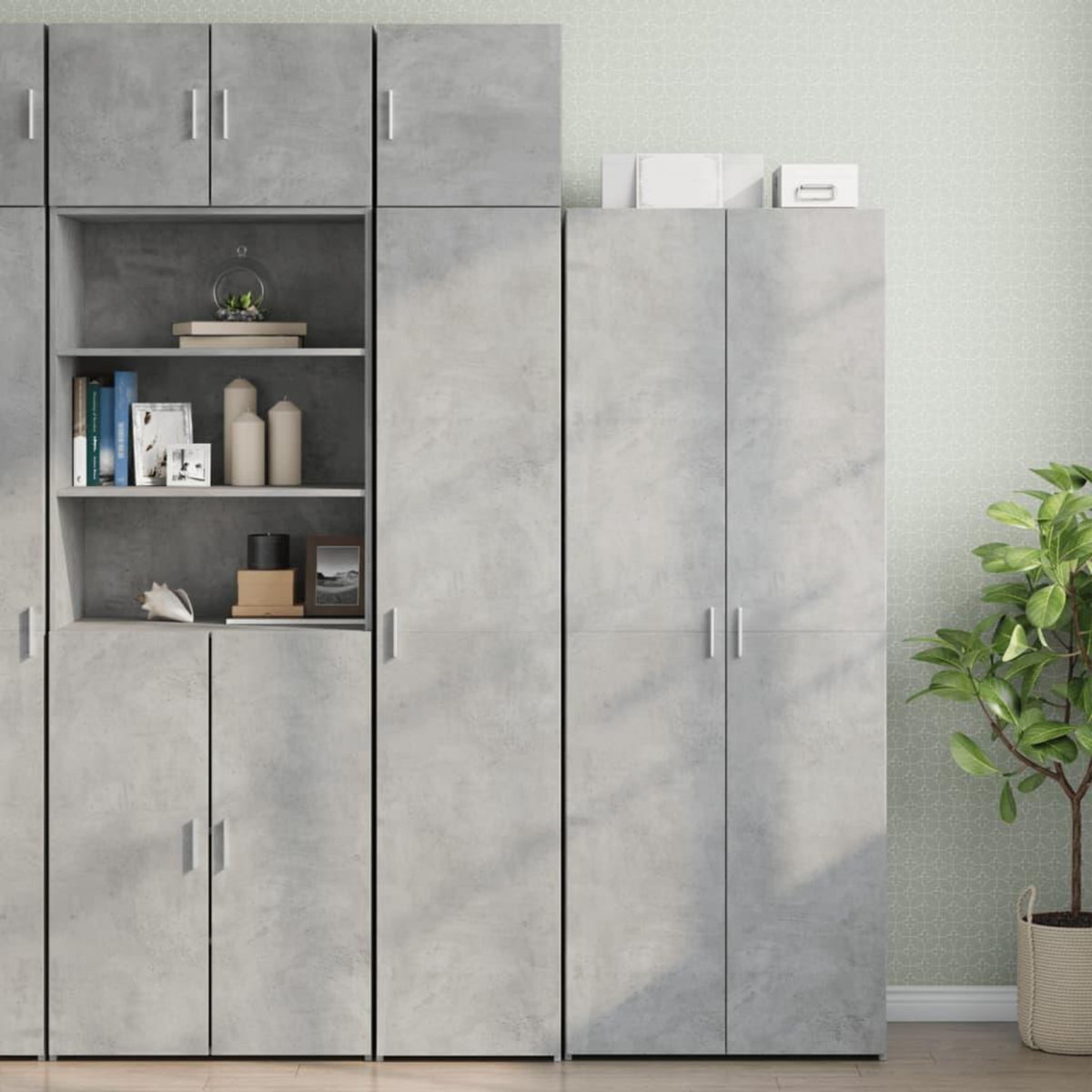 VIDAXL Armoire murale gris beton 40x42,5x40 cm bois d'ingenierie