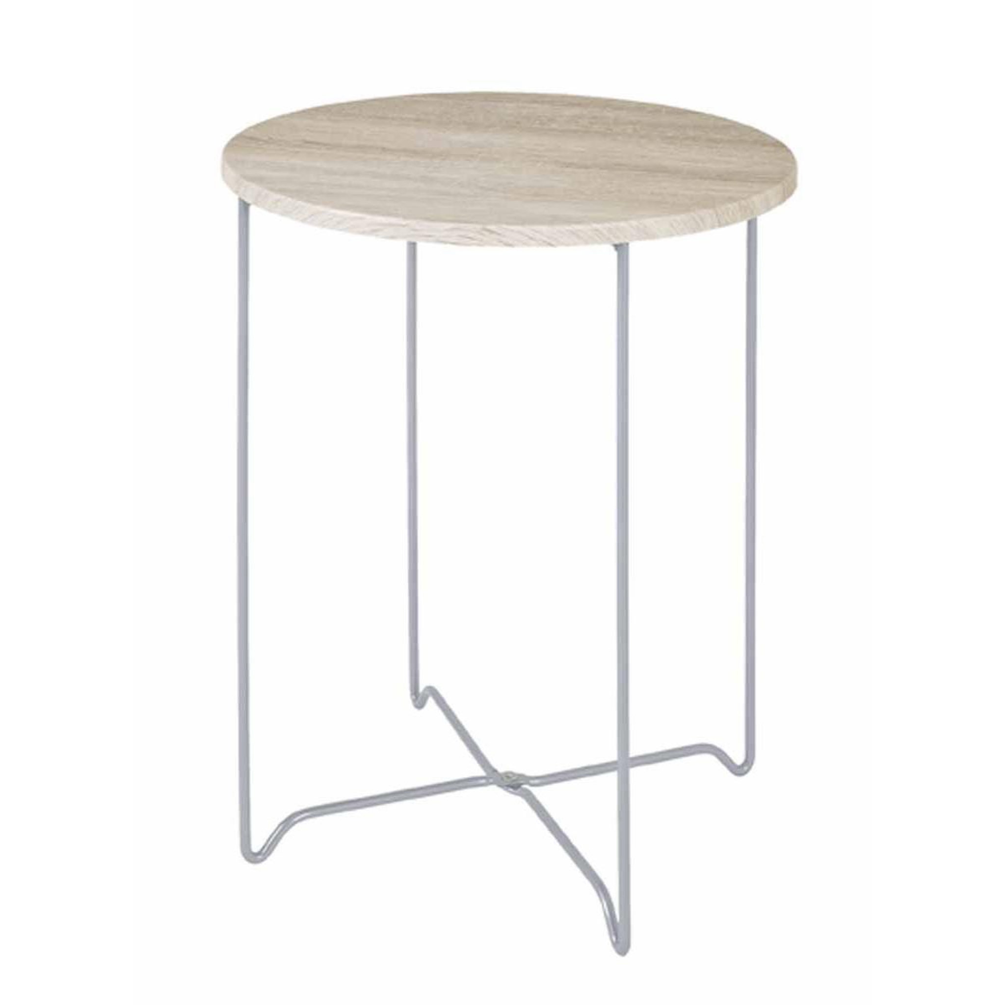 Paris Prix Table d'appoint en bois  silky  52cm naturel