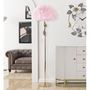 Voir la diapositive 6 : Paris Prix Lampadaire Imitation Plume  Slim  165cm Or & Rose