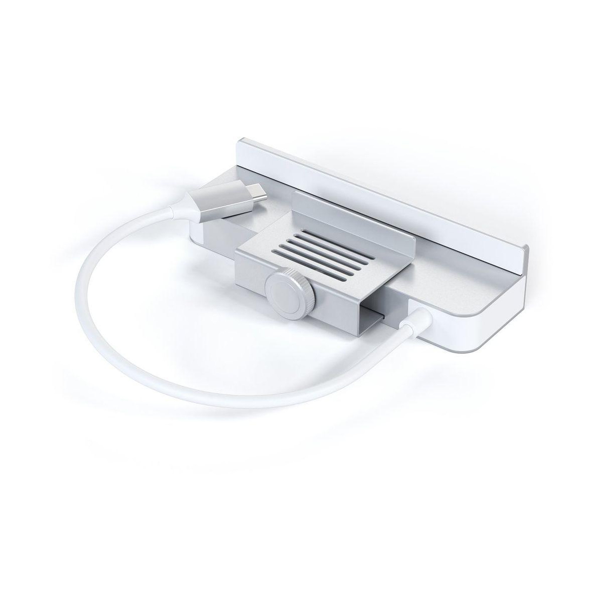 Voir la diapositive 3 : SATECHI Hub USB C USB-C/Multiports 6 en 1 iMac 24'' gris