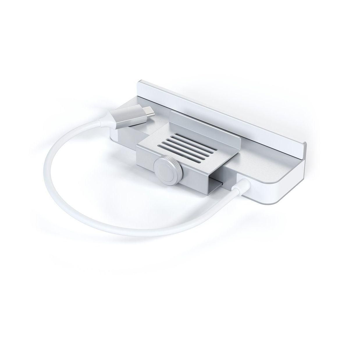 SATECHI Hub USB C USB-C/Multiports 6 en 1 iMac 24'' gris