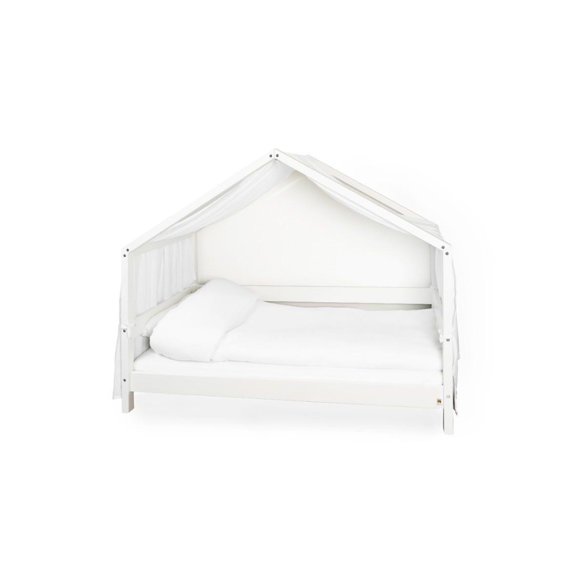 Voir la diapositive 3 : YAPPY KIDS YappyMuslin - Parure de lit 150x200 cm et 50x60 cm - Blanc