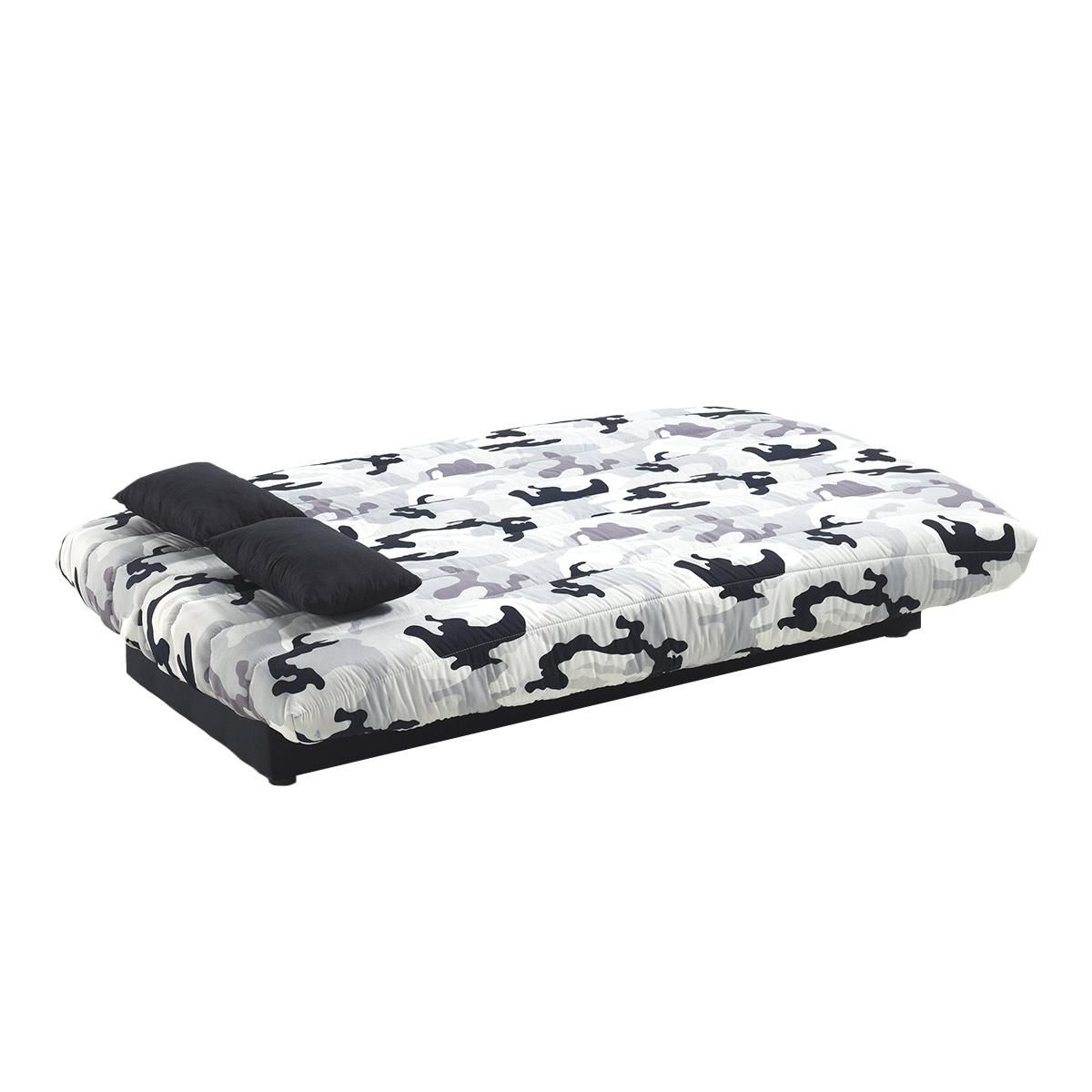 Banquette CLIC CLAC VIENNE matelas 12 cm mousse ferme 25 kg/m3