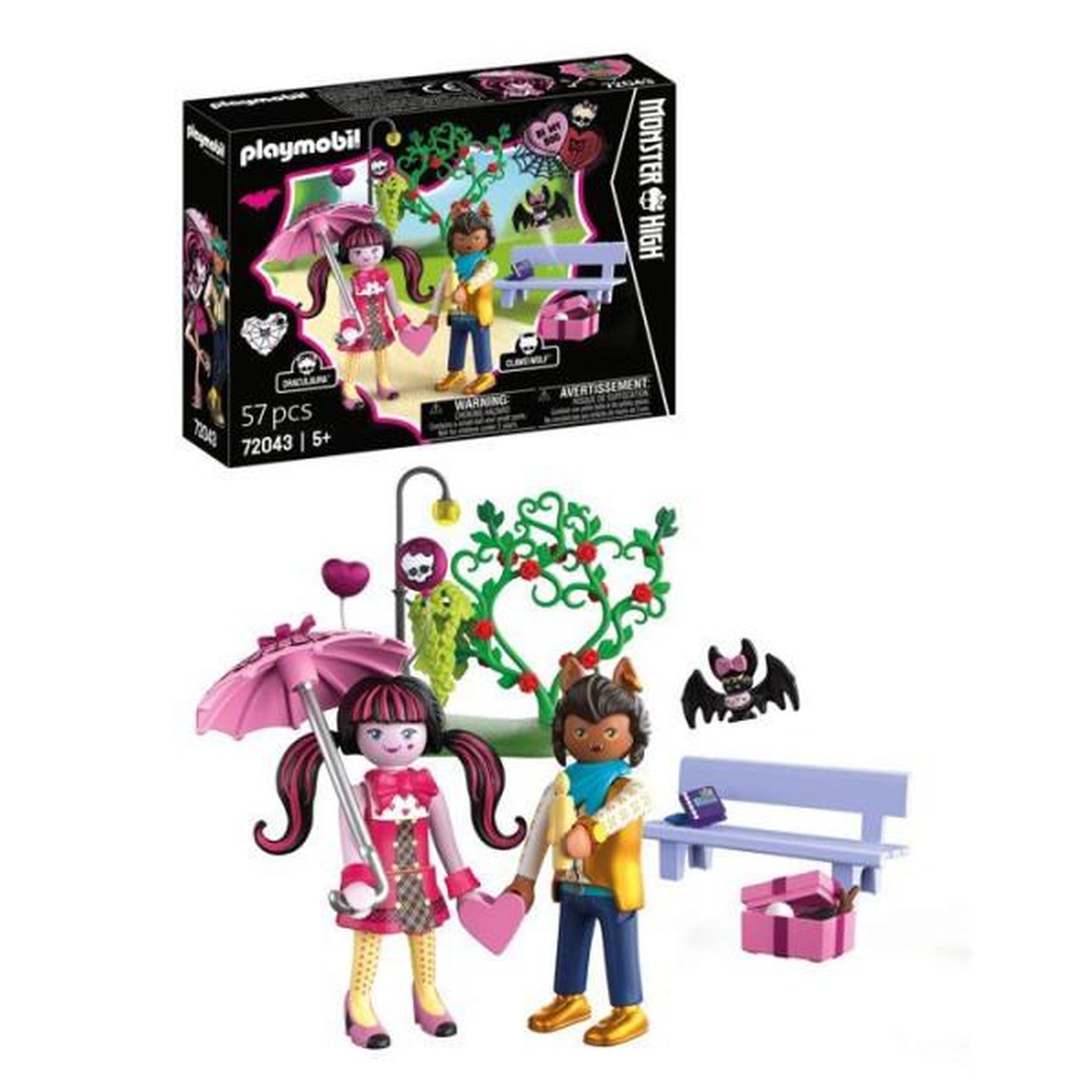 Voir la diapositive 4 : PLAYMOBIL Playmobil 72043 Monster High : Rendez-vous de la Saint-Valentin