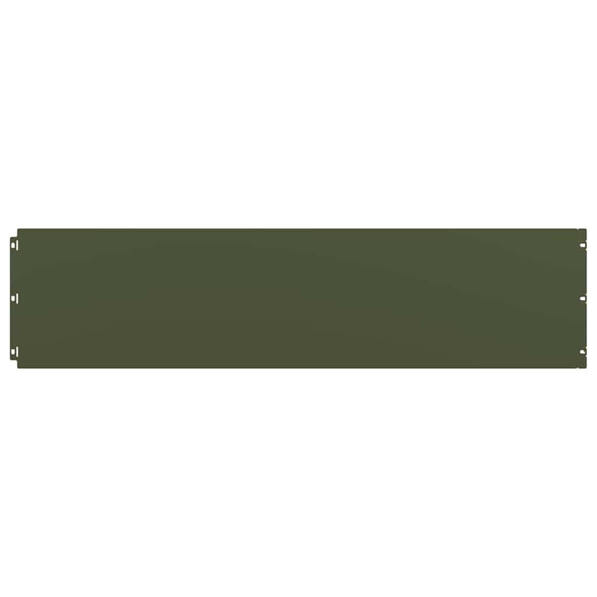 Voir la diapositive 3 : VIDAXL Bordures pelouse 10pcs vert olive 25x103cm acier lamine a froid