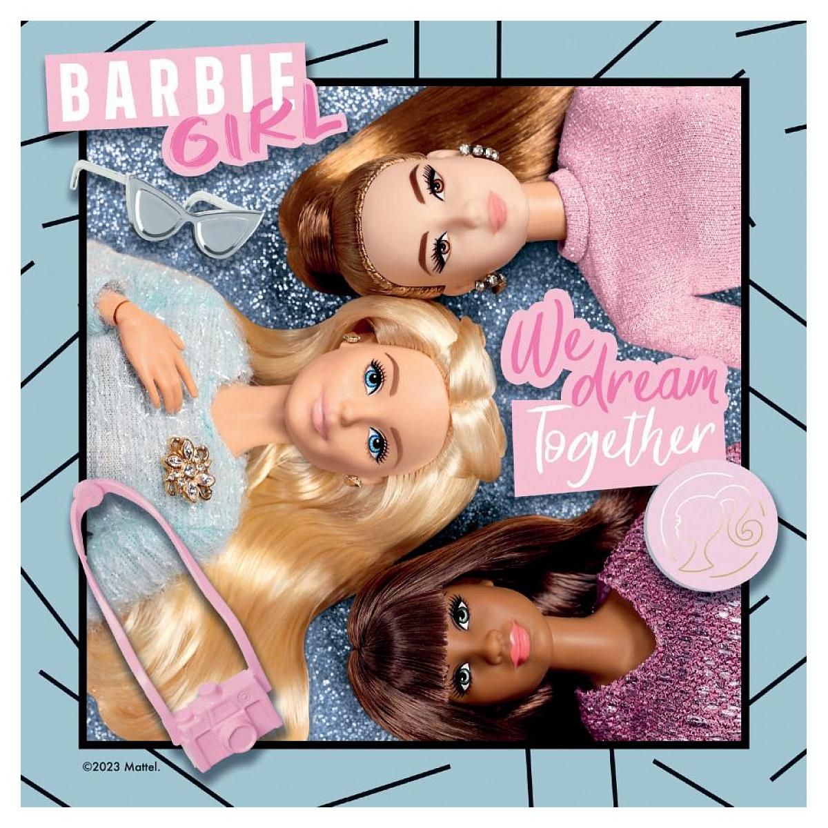 RAVENSBURGER Puzzles 3x49 p - inspire le monde  / barbie