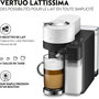 Voir la diapositive 2 : DELONGHI Nespresso Lattissima Blanche ENV300.W