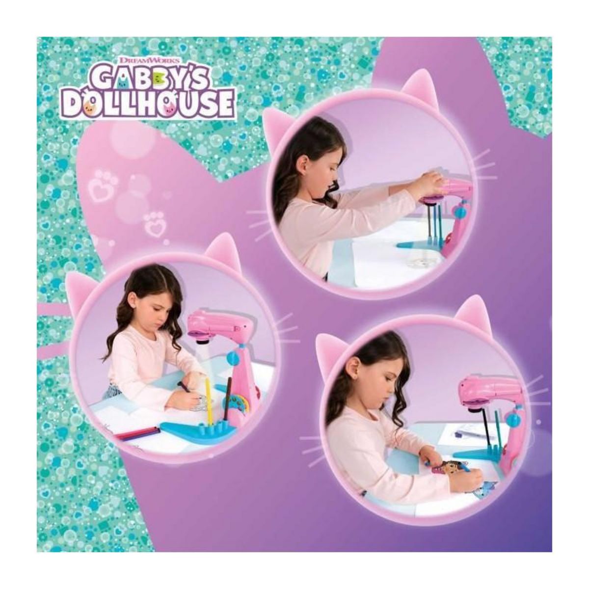 LISCIANI GIOCHI Projecteur de dessins - LISCIANIGIOCHI - Gabby et la maison magique - Accessoires Inclus, Modeles