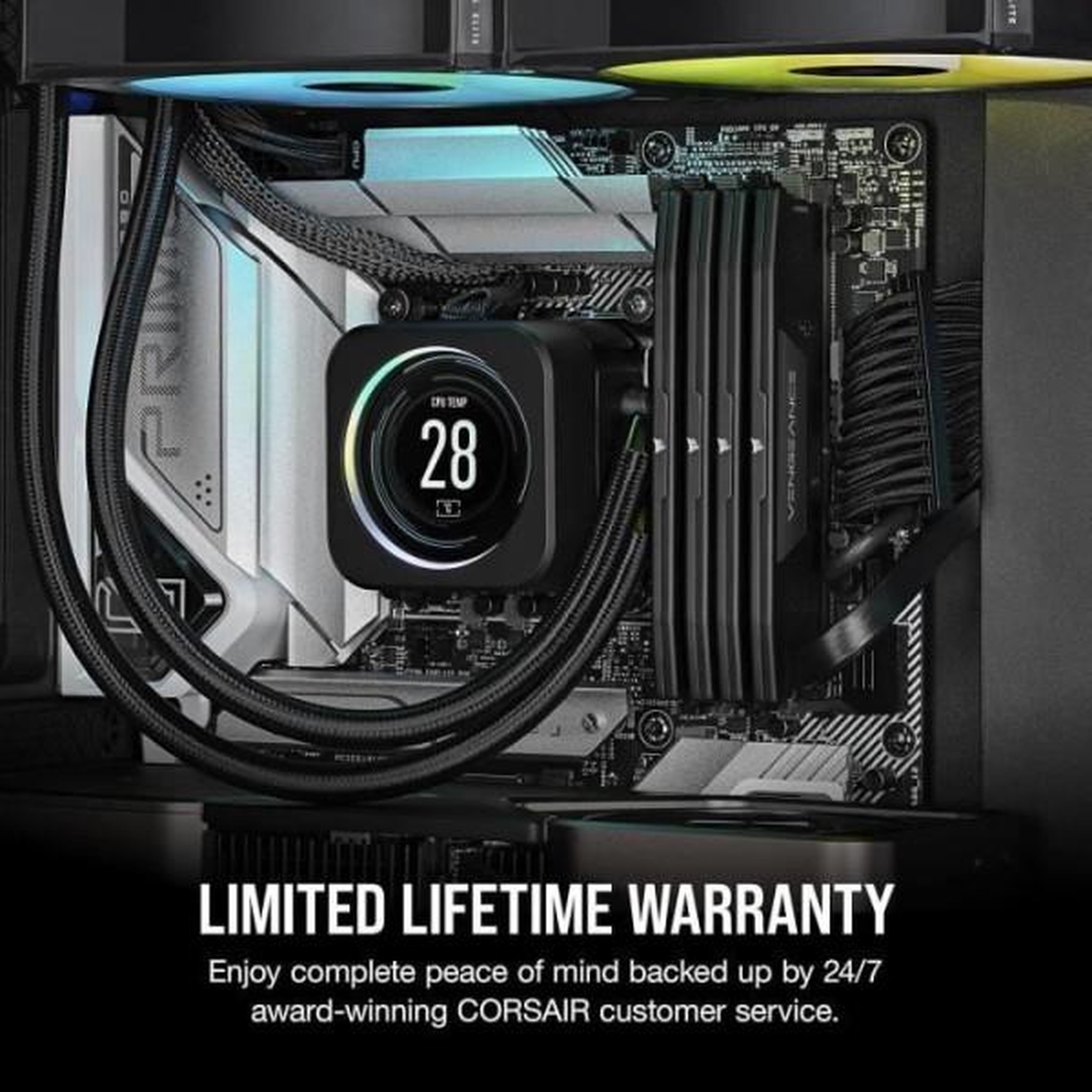 Voir la diapositive 6 : Corsair Mémoire RAM Corsair Vengeance DDR5 64 Go (2 x 32 Go) 5600 MHz