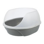 Trixie Bac a litiere TRIXIE Simao - Haut rebord - 48 × 30 × 58 cm - Gris