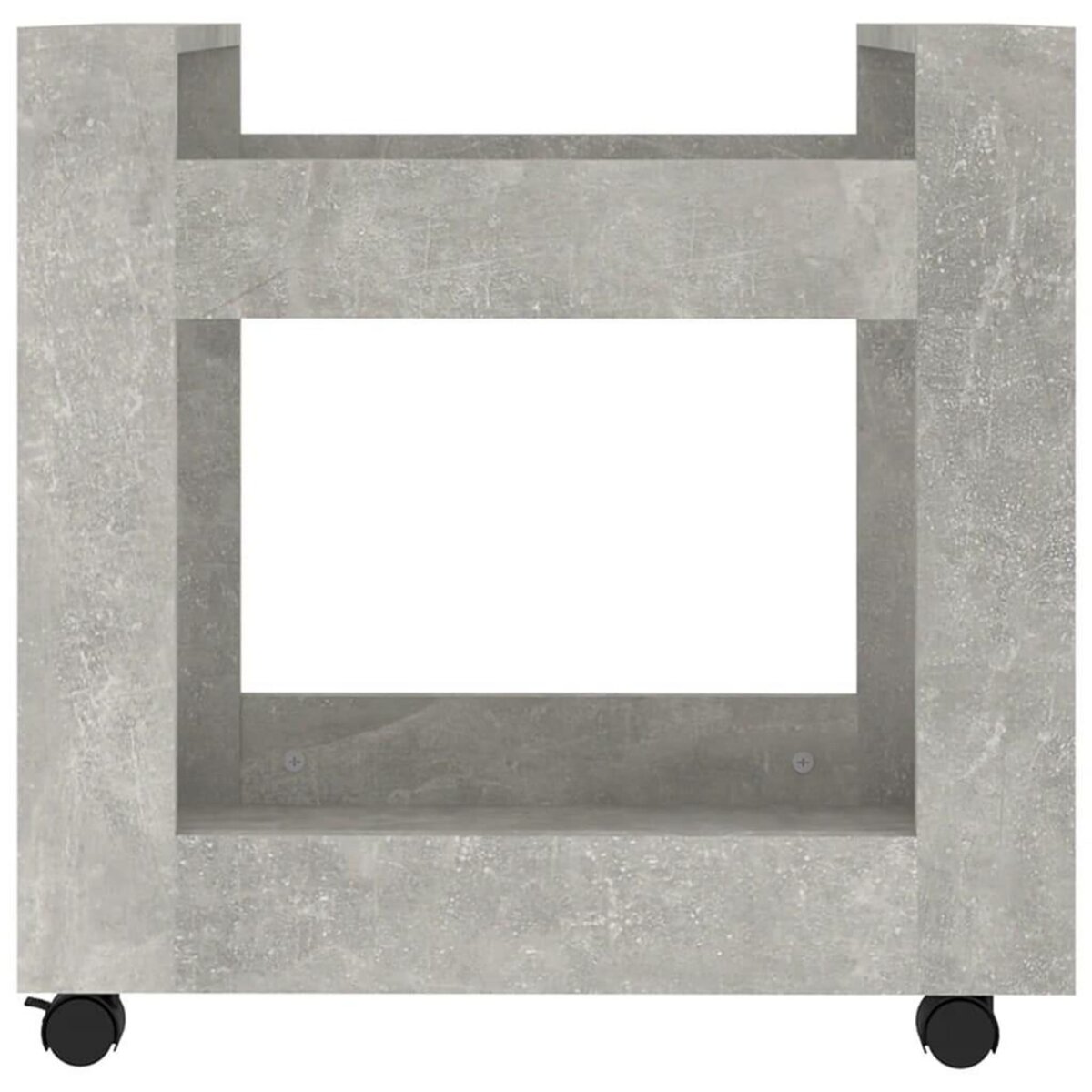 VIDAXL Chariot de bureau Gris beton 60x45x60 cm Bois d'ingenierie