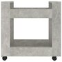 Voir la diapositive 5 : VIDAXL Chariot de bureau Gris beton 60x45x60 cm Bois d'ingenierie