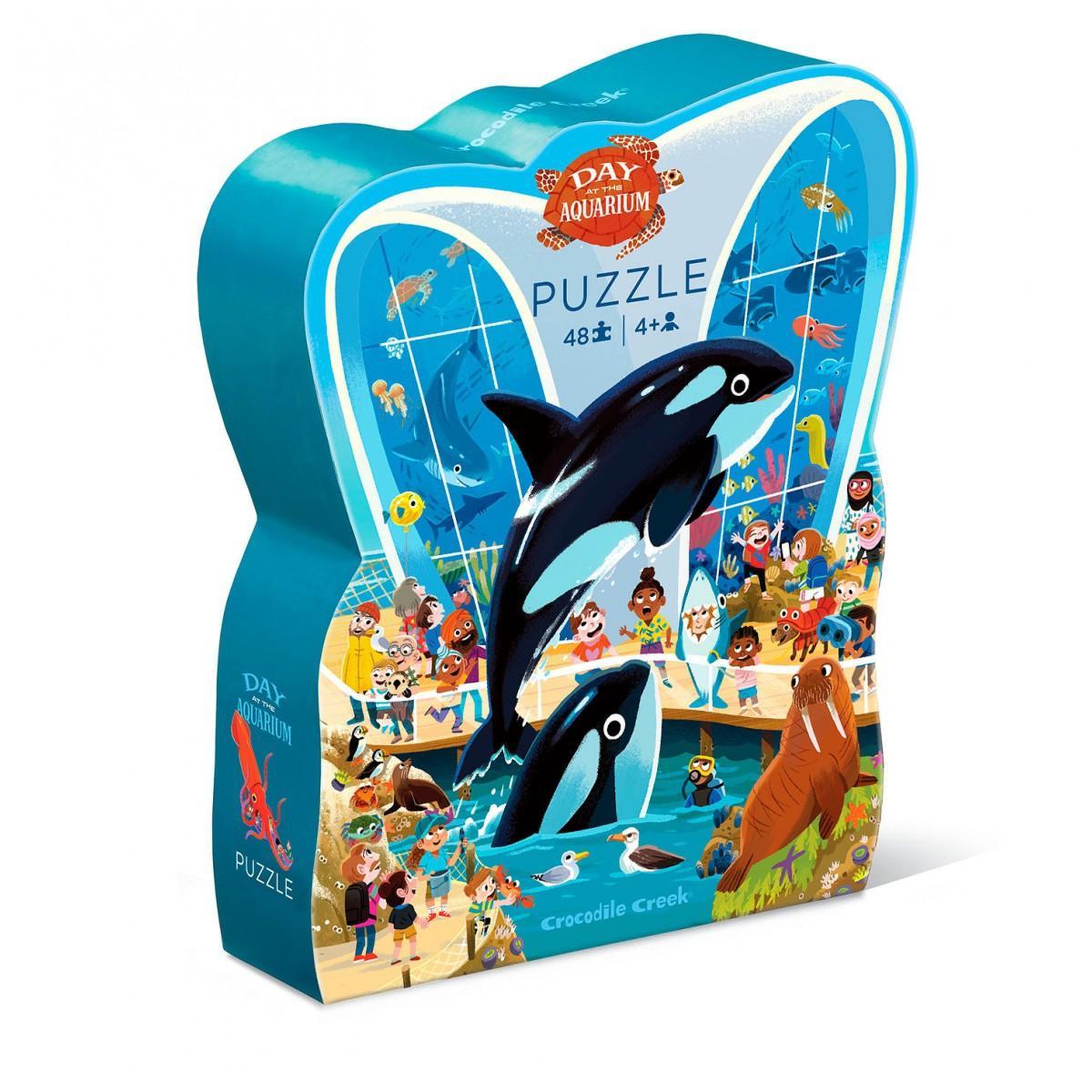 CROCODILE CREEK Puzzle 48 pieces - Une journee a l aquarium