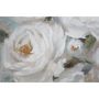 Voir la diapositive 3 : Paris Prix Toile Peinture Déco  Crem Flower  80x100cm Multicolore