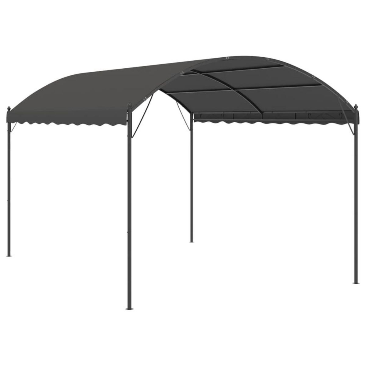 VIDAXL Auvent de parasol 3 x 4 m Anthracite
