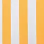 VIDAXL Toile d'auvent Orange et blanc 500x300 cm