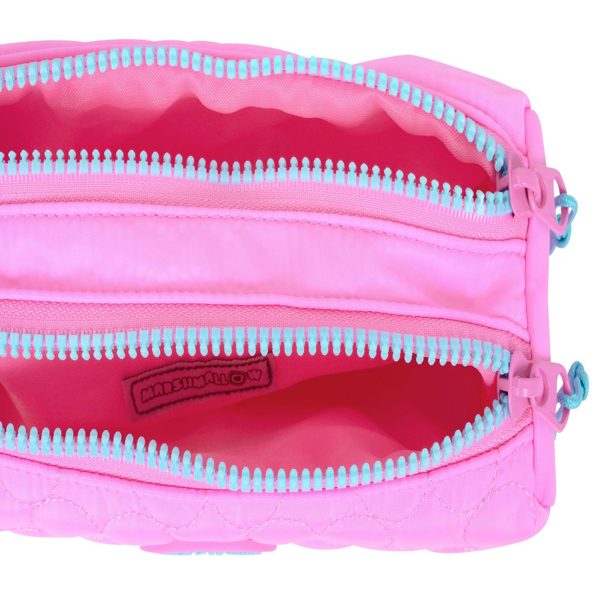 Voir la diapositive 4 : Bagtrotter MARSHMALLOW - Trousse Scolaire 2 Compartiments BLUSH - Rose - Fille