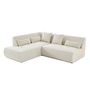 Voir la diapositive 2 : LISA DESIGN Onyx - canapé modulable d'angle gauche - 5 places - en tissu mailles 3d
