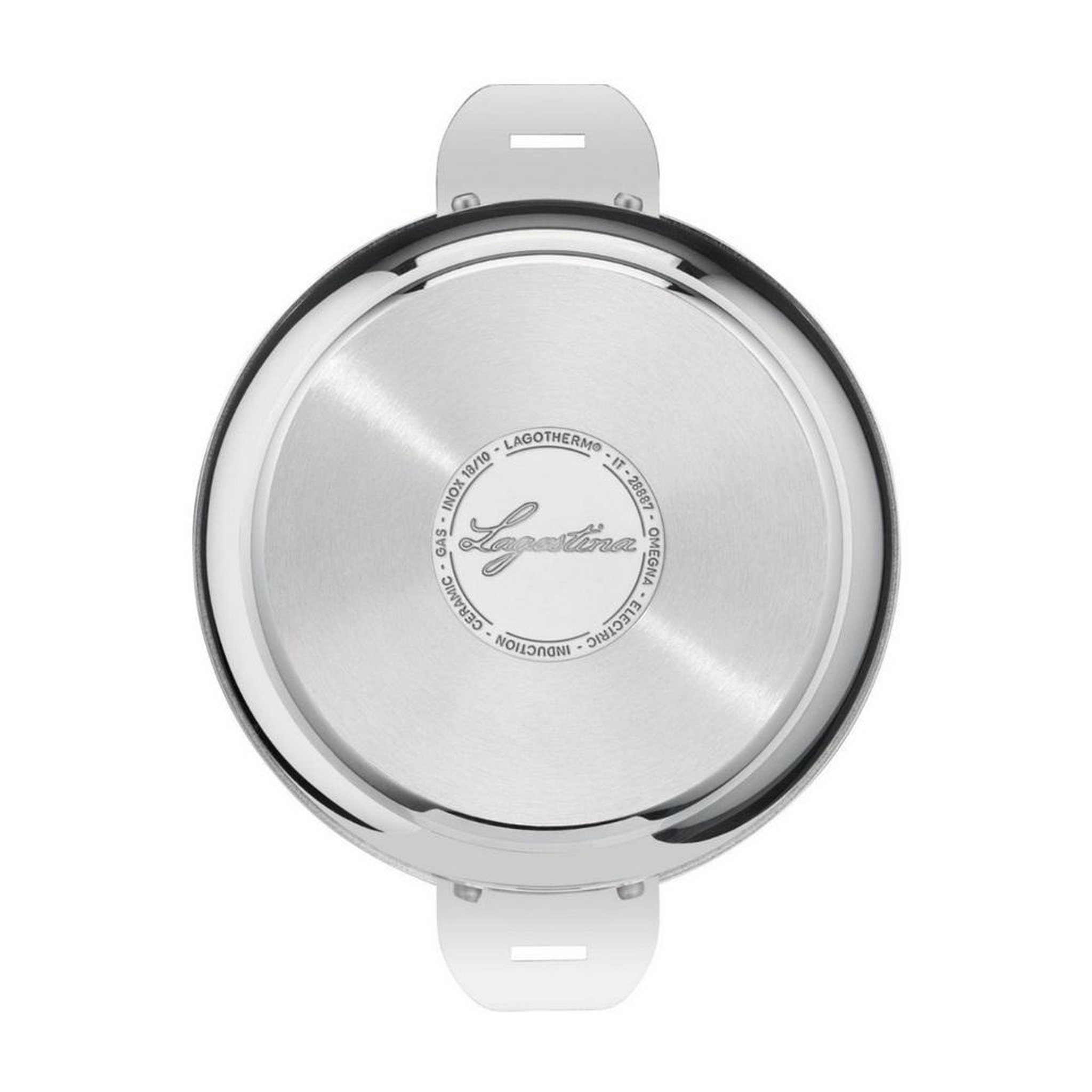 Voir la diapositive 3 : Lagostina Casserole inox 14cm sans poignée + couvercle - 12138031214