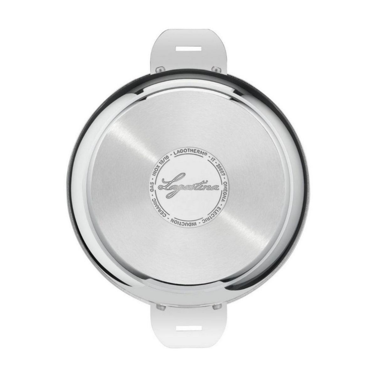 Lagostina Casserole inox 14cm sans poignée + couvercle - 12138031214