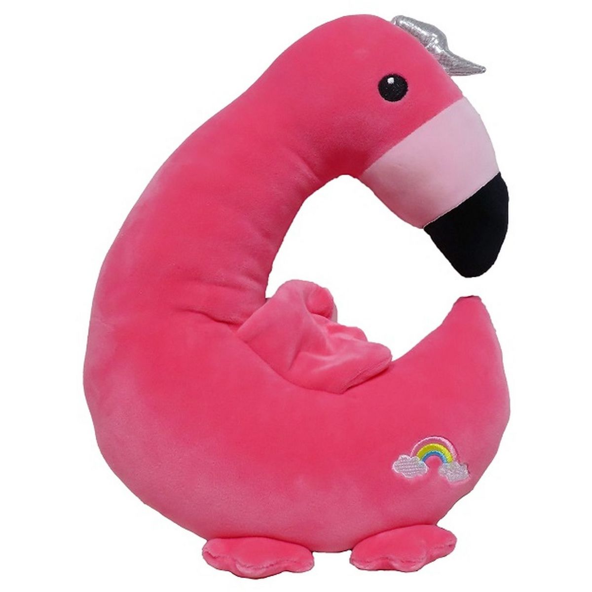 One Two Fun Coussin animal en peluche - 30 cm